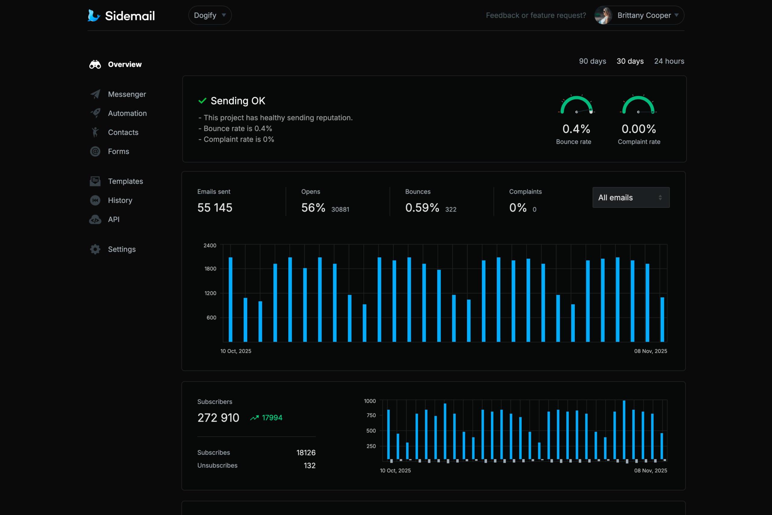sidemail-dashboard