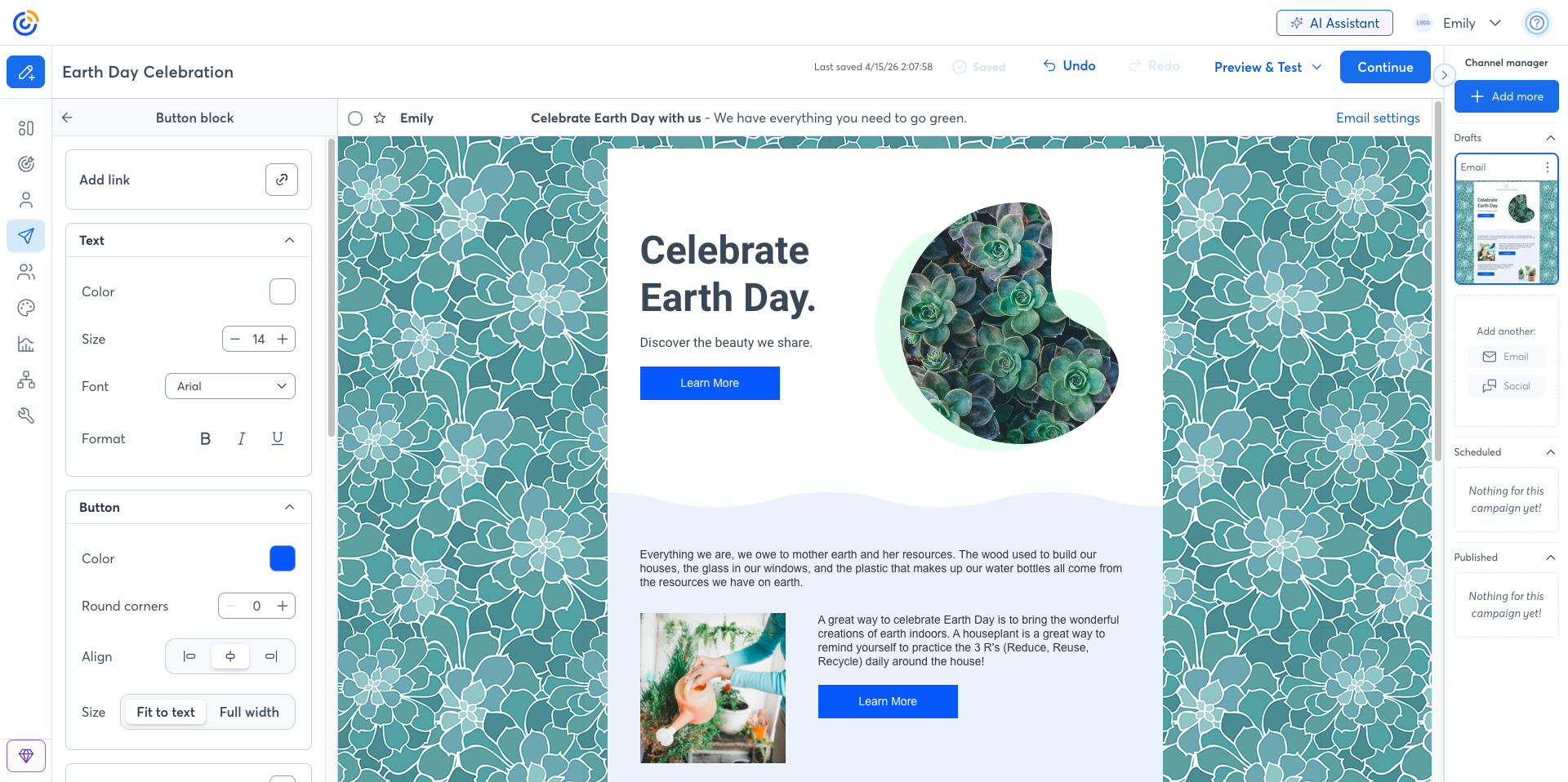 Constant-Contact-email-builder